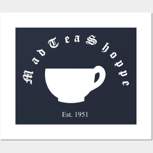 Mad Tea Shoppe (White) Posters and Art